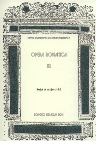 Sujet et subjectivité : IIe colloque postdoctoral