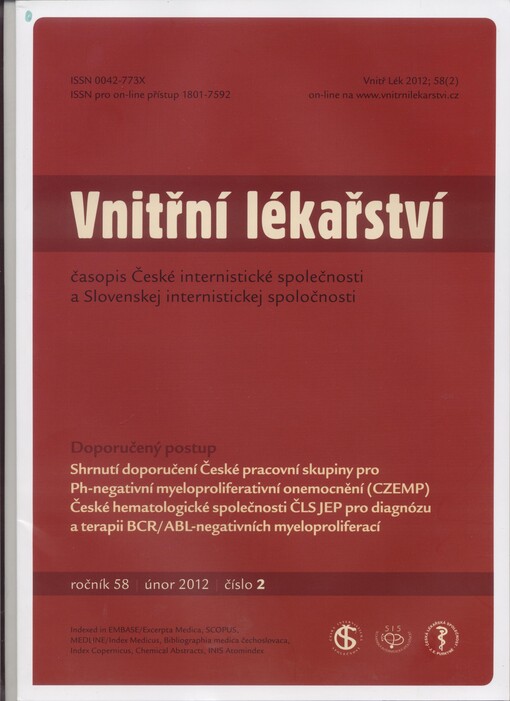 XXX. dny mladých internistů: Olomouc, 2.-3. 6. 2011