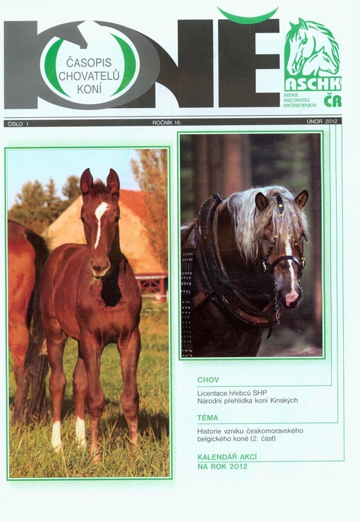 Koně : časopis chovatelů koní