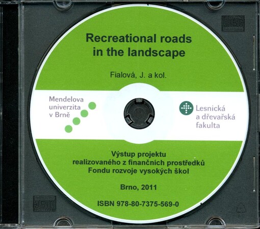 Recreational roads in the landscape