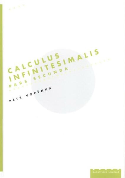Calculus infinitesimalis.Pars secunda,Integrál reálné funkce jedné proměnné