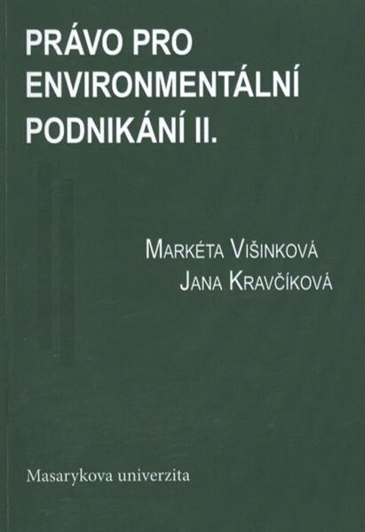 Právo pro environmentální podnikání II.
