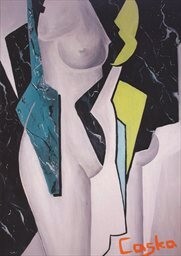 Čečo : vlci a beránci : výstava obrazů, galerie Nová síň