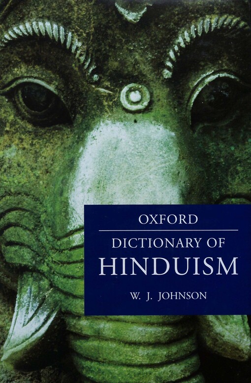 A dictionary of Hinduism 