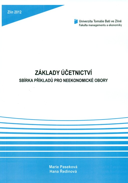Základy účetnictví : sbírka příkladů pro neekonomické obory