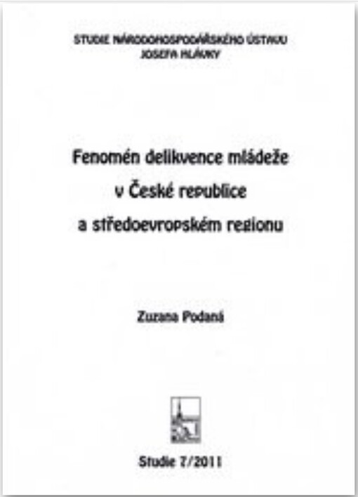 Fenomén delikvence mládeže v České republice a středoevropském regionu