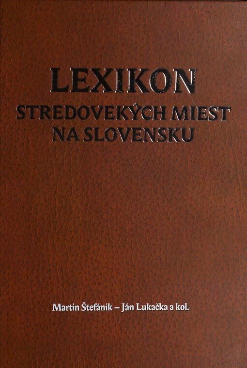 Lexikon stredovekých miest na Slovensku