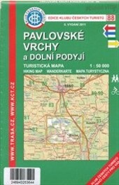 Pavlovské vrchy a Dolní Podyjí turistická mapa 1:50 000