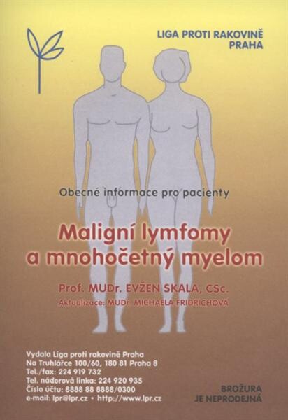 Maligní lymfomy a mnohočetný myelom : obecné informace pro pacienty