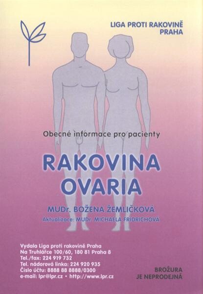 Rakovina ovaria :obecné informace pro pacienty