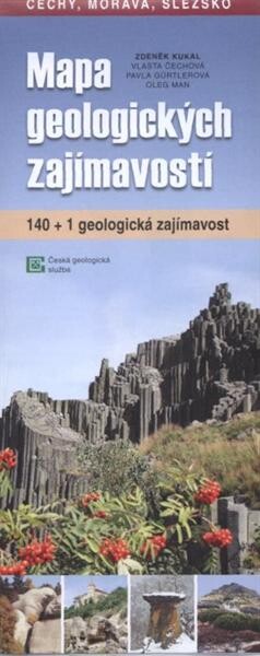 Mapa geologických zajímavostí 140+1 geologická zajímavost