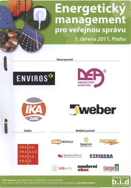 Energetický management pro veřejnou správu : 1. června 2011, Praha