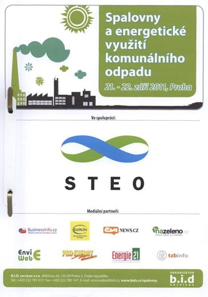 Spalovny a energetické využití komunálního odpadu : 21.-22. září 2011, Praha