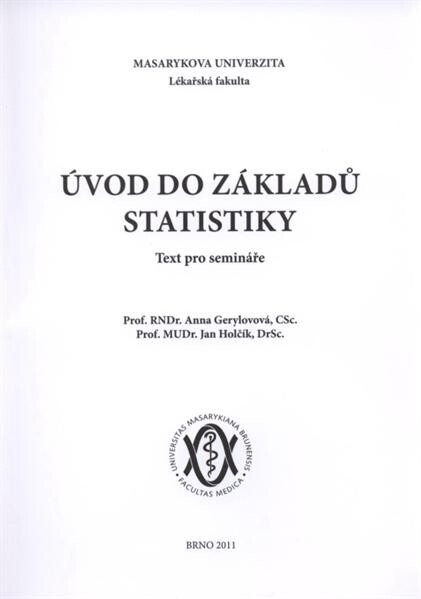 Úvod do základů statistiky; Text pro semináře