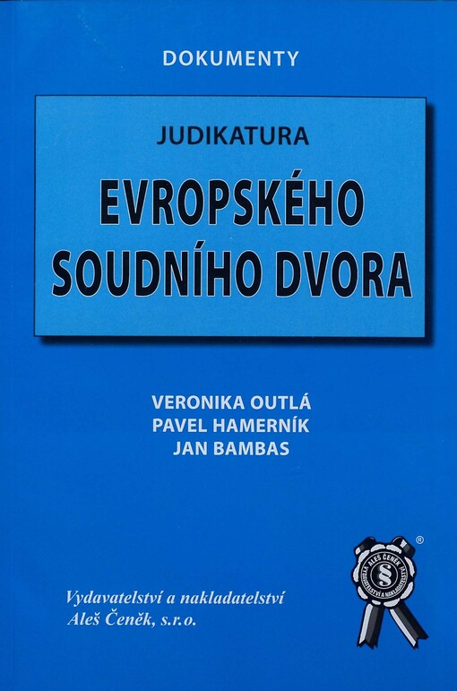 Judikatura Evropského soudního dvora