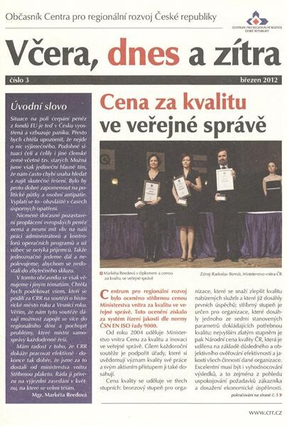 VÄŤera, dnes a zĂ­tra 