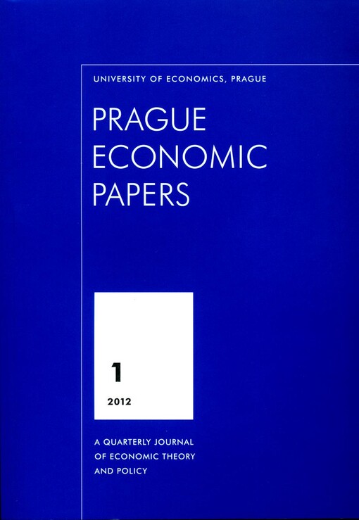 Prague economic papers : a bimonthly journal of economic theory and policy : scientific journal.