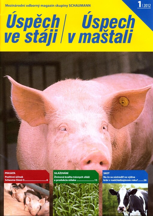 Úspěch ve stáji : odborný časopis pro moderní chov zvířat a výživu