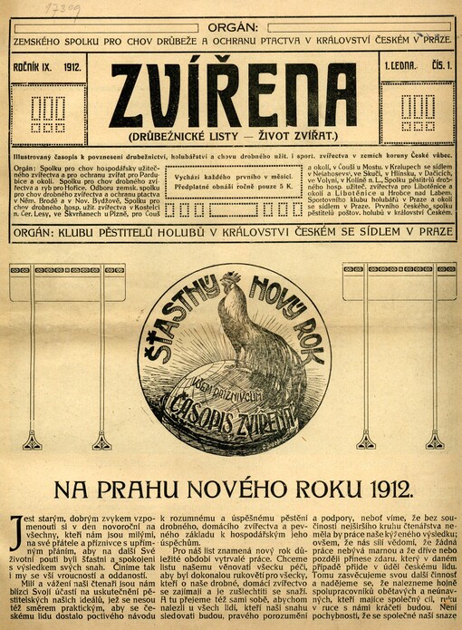 Zvířena :(drůbežnické listy, život zvířat)