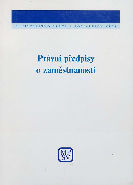 Právní předpisy o zaměstnanosti