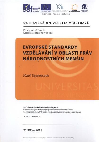 Evropské standardy vzdělávání v oblasti práv národnostních menšin