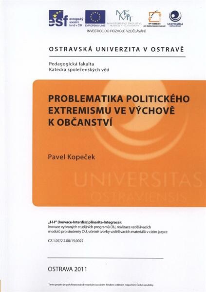 Problematika politického extremismu ve výchově k občanství