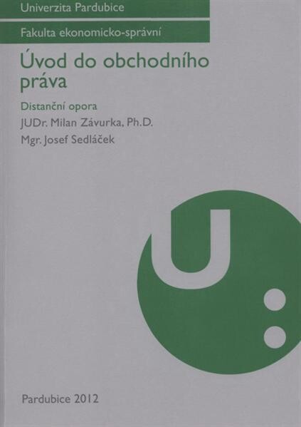 Úvod do obchodního práva : distanční opora
