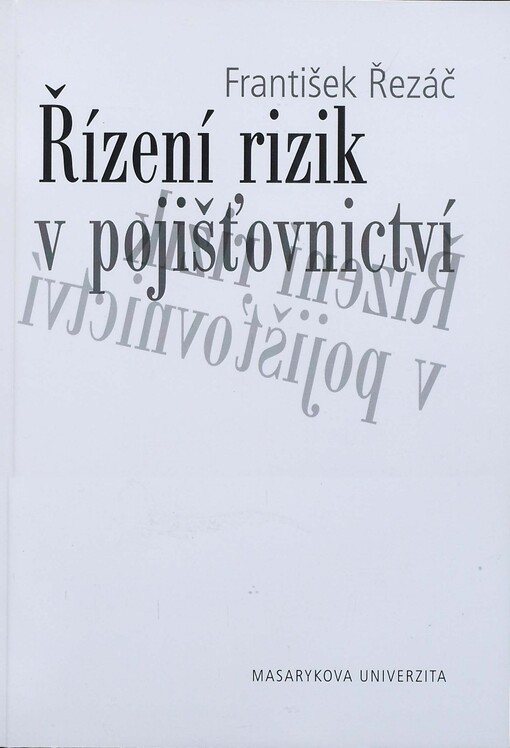 Řízení rizik v pojišťovnictví