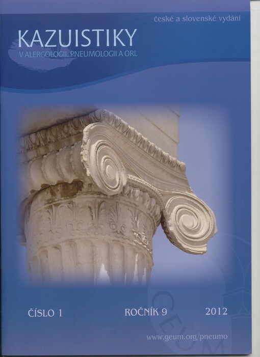 Kazuistiky v alergologii, pneumologii a ORL : časopis pro alergology, pneumology, lékaře ORL, praktické lékaře a pediatry