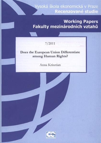 Does the European Union differentiate among human rights?