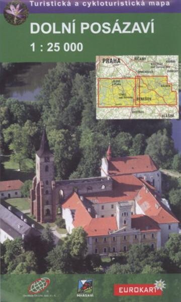 Dolní Posázaví turistická a cykloturistická mapa 1:25 000