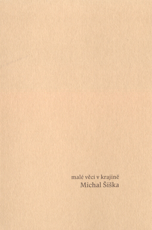 Malé věci v krajině