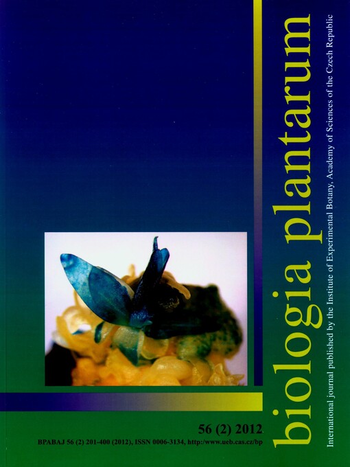 Biologia plantarum : international journal published by the Institute of experimental botany, Academy of sciences of the Czech republic