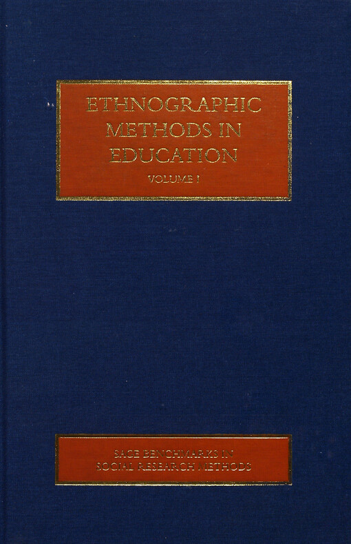 Ethnographic methods in education 