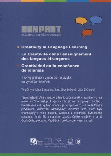 Creativity in Language Learning – La Créativité dans l´enseignement des langues étrangeres – Creatividad en la enseńanza de idiomas