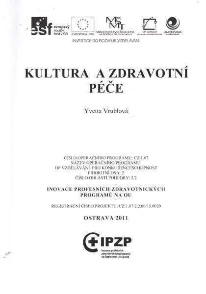 Kultura a zdravotní péče