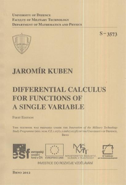 Differential calculus for functions of a single variable