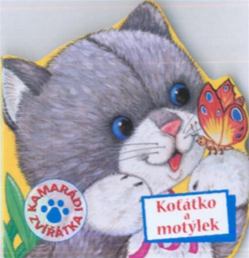 Koťátko a motýlek