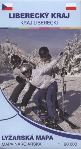 Liberecký kraj lyžařská mapa = Kraj Liberecki : mapa narciarska