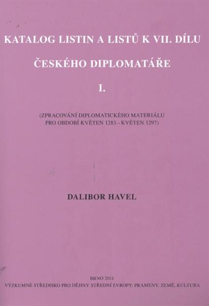Katalog listin a listů k VII. dílu Českého diplomatáře