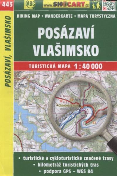 Posázaví, Vlašimsko turistická mapa 1:40 000
