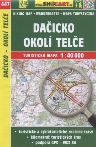 Dačicko, Okolí Telče turistická mapa 1:40 000