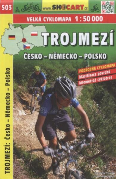 TrojmezíČesko - Německo - Polsko : velká cyklomapa 1:50 000