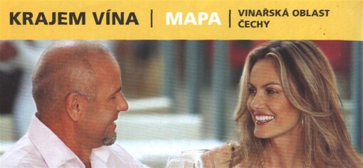 Krajem vínavinařská oblast Čechy : mapa