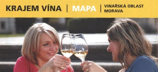 Krajem vínavinařská oblast Morava : mapa