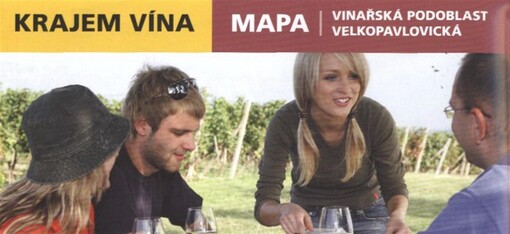 Krajem vínavinařská oblast Morava : vinařská podoblast velkopavlovická : mapa