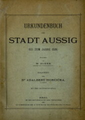 [Beiträge zur Geschichte Böhmens.Abtheilung IV],Städte- und Urkundenbücher aus Böhmen.