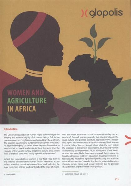 Women and agriculture in Africa