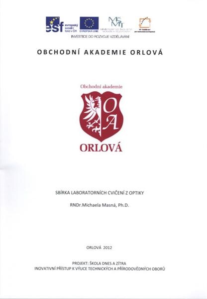 Sbírka laboratorních cvičení z optiky