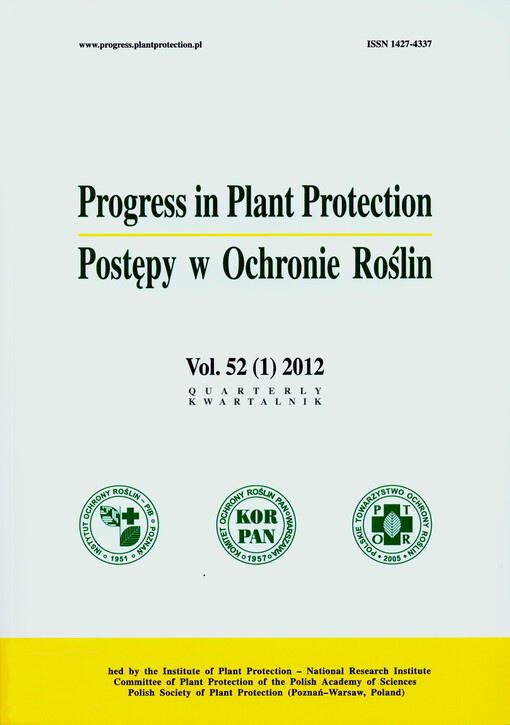 Progress in plant protection =Postępy w ochronie roślin